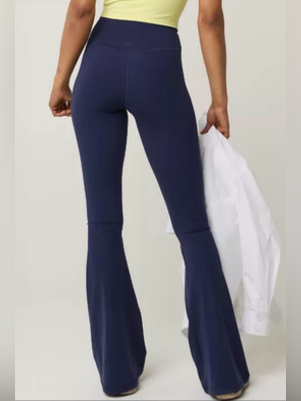 Offline by Aerie High-Waist Navy Flare Pants